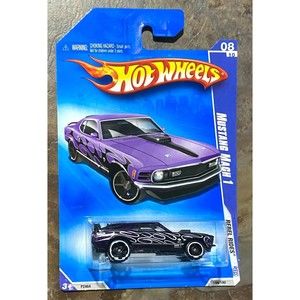 Hot Wheels 1970 Mustang Mach 1 Rebel Rides Purple Diecast 1:64